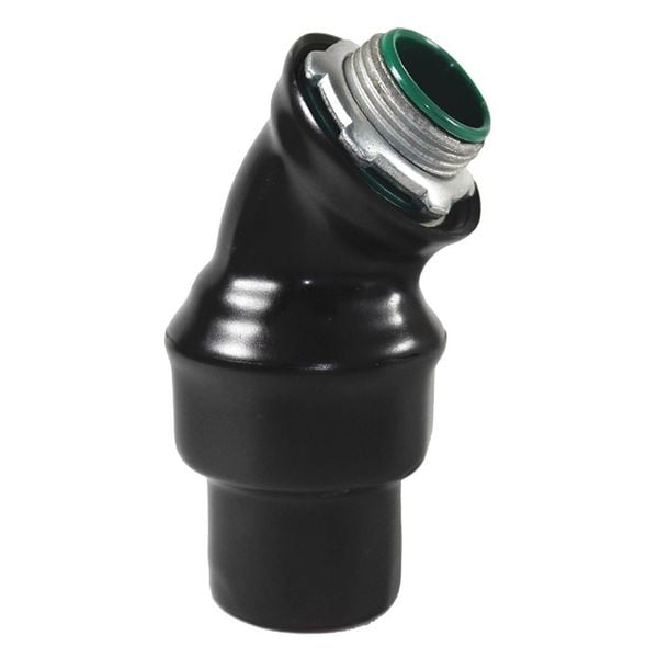 Connector, 1-1/2in., 45deg Lt, PVC Coated