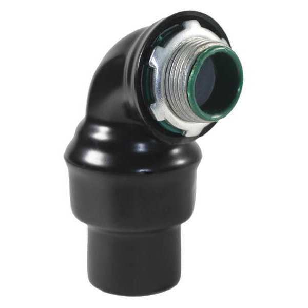 Connector, 1-1/4in., 90deg Lt, PVC Coated