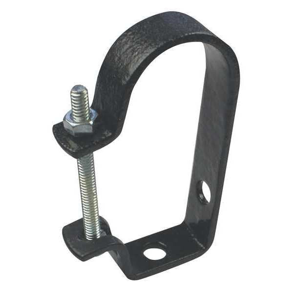 Pipe Strap, 3-1/2 in., J-Hanger, PVC Coated
