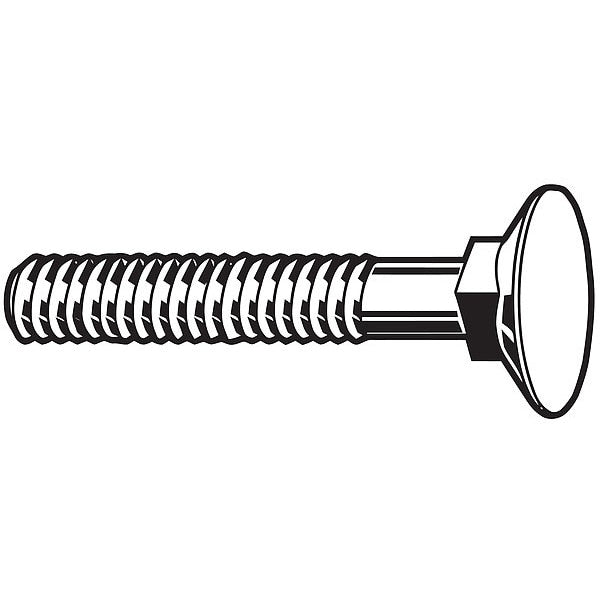 Square Neck Plow Bolt, 1/2