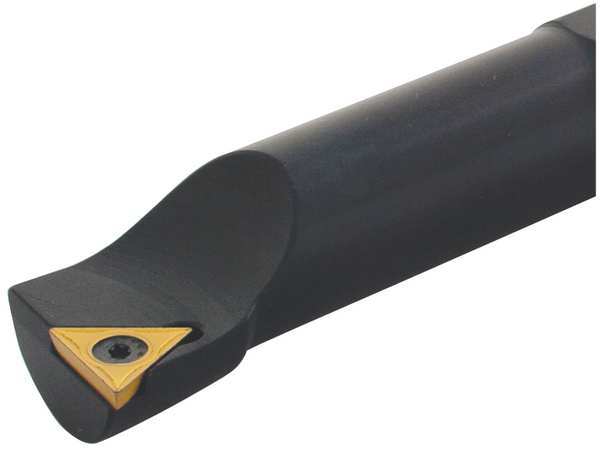 Indexable Boring Bar, TPBN08-2, 6 in L, High Speed Steel, Triangle Insert Shape