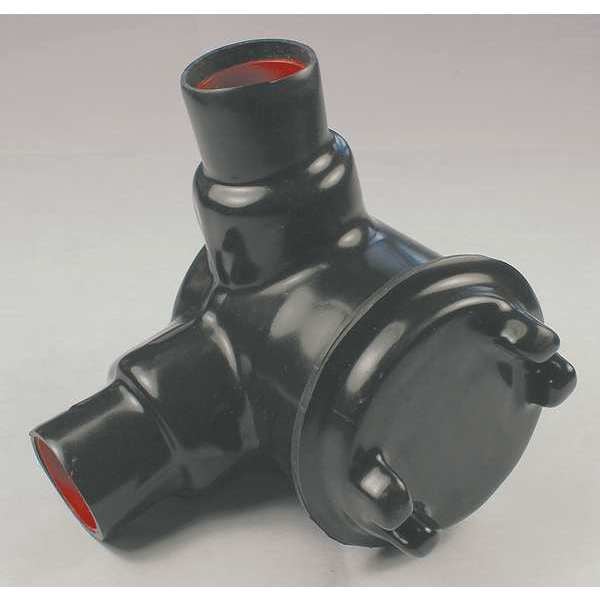 Junction Box, 3/4in., GUAL W/Al Cover, PVC