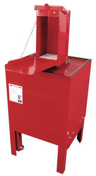 Oil Filter Crusher, Crushes Up to 18 Tons, Red