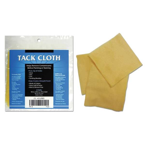 Tack Cloth, 18 In x 36 In, PK3
