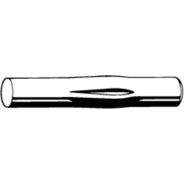 Grooved Pin, TypeE, Steel, 1/2in, 0.187, PK10