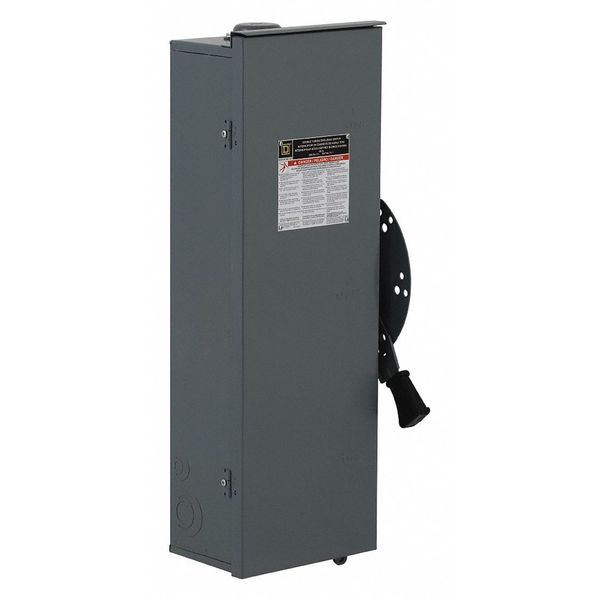 Nonfusible Safety Switch, Heavy Duty, 600V AC, 3PDT, 30 A, NEMA 3R