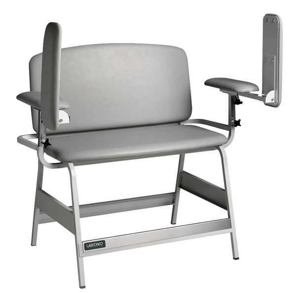 Bariatric Blood Draw Chair, White, 20 In.