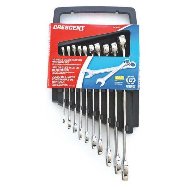 10 Pc. 12 Point Metric Combination Wrench Set