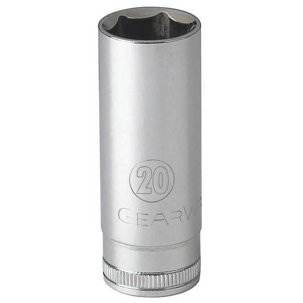 3/8 Drive, 20mm Metric Socket, 6 Points