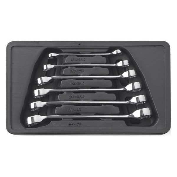 6 Pc. Flare Nut SAE Wrench Set