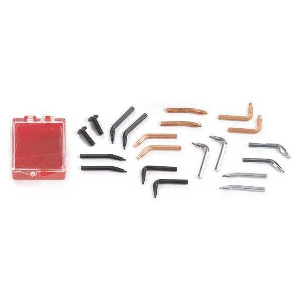 Repl 9 Pairs of Interchg Tips for Internal Snap Ring Pliers 445