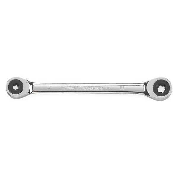 E6 x E8 TorxÂ® Double Box Ratcheting Wrench