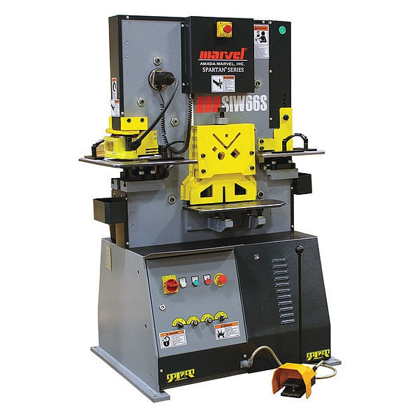 Hydraulic Ironworker, 62 tons Max. Force