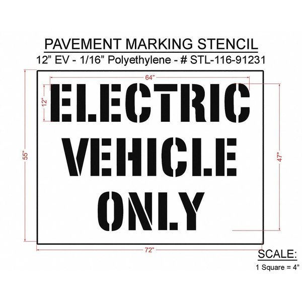 Pavement Stencil, 72