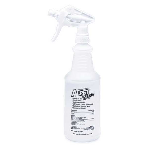 Secondary Container, 1 qt., White, Plastic