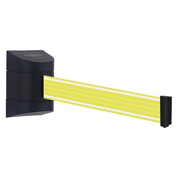 Retractable Belt Barrier, Yllw/Wht Belt