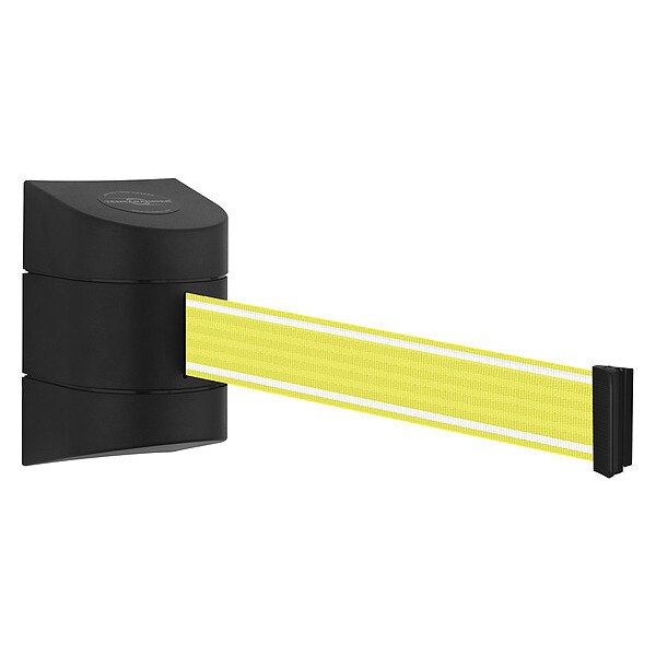 Retractable Belt Barrier, Yllw/Wht Belt