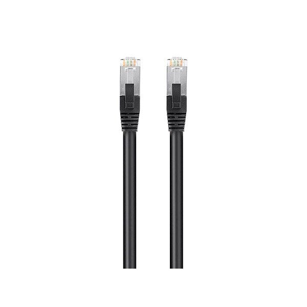 Voice and Data Patch Cord, Black, 1 ft L