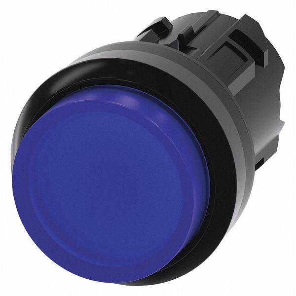 Illuminated Push Button Operator, 22 mm, Blue