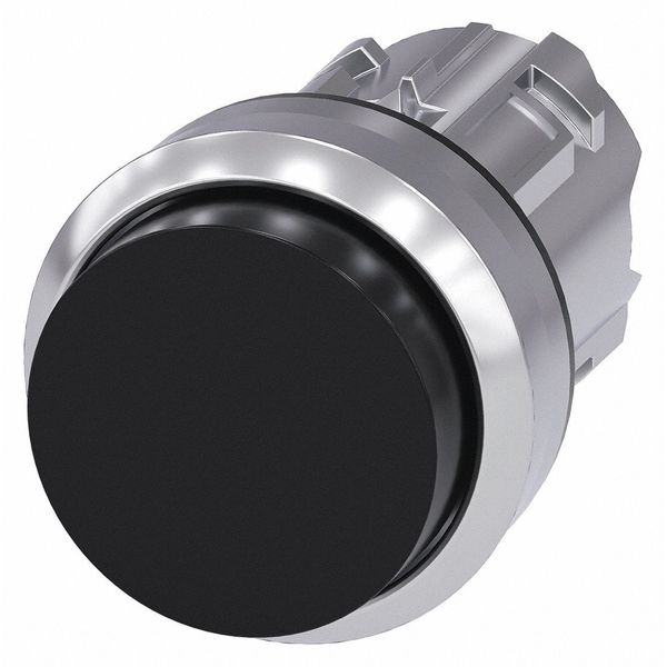 Push Button Operator, Black, Metal Bezel