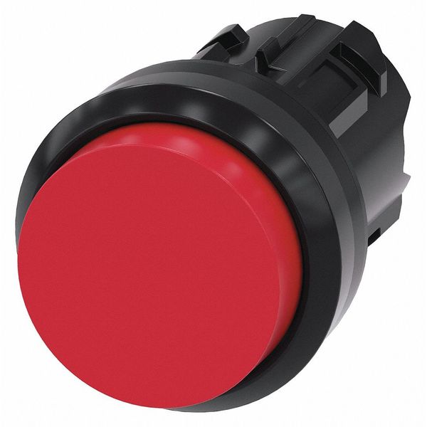Push Button Operator, Red, Plastic Bezel