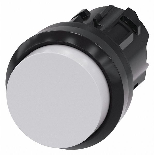 Push Button Operator, White, Plastic Bezel