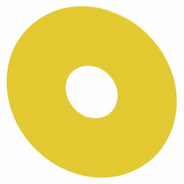 Legend Plate, Round, Plastic, 2.95
