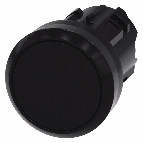 Push Button Operator, Black, Plastic Bezel