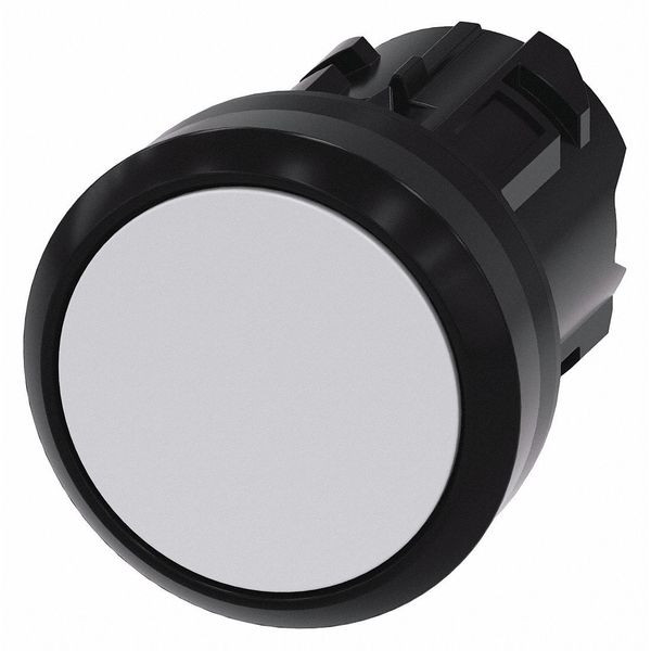 Push Button Operator, White, Plastic Bezel