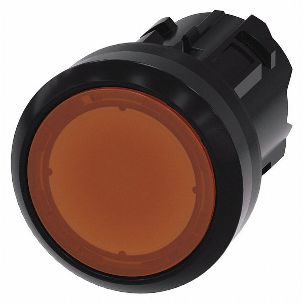 Illuminated Push Button Operator, 22 mm, Amber