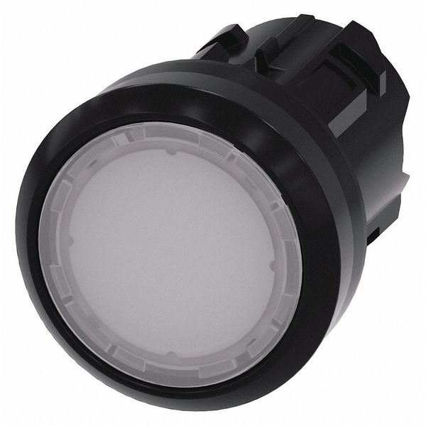 Illuminated Push Button Operator, 22 mm, White