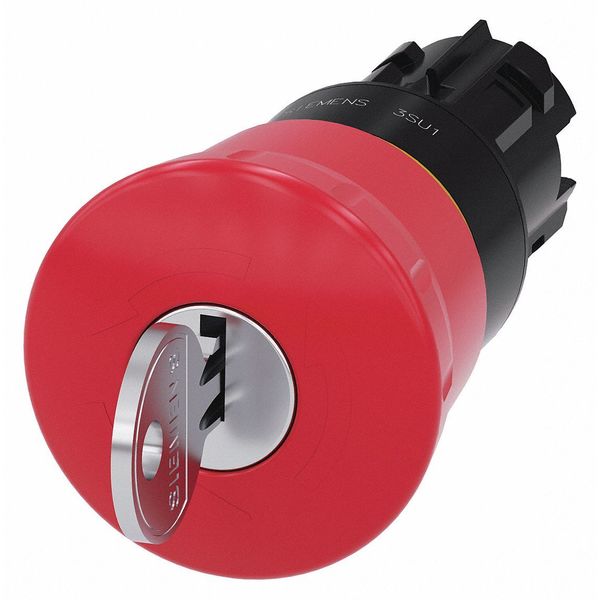 Push Button Operator, Red, Plastic Bezel