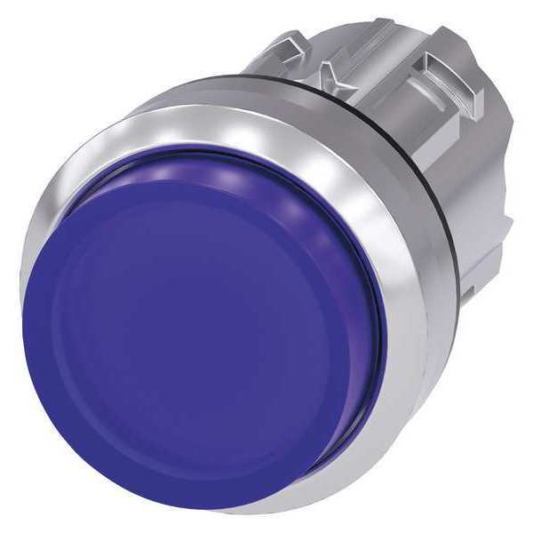 Illuminated Push Button Operator, 22 mm, Blue