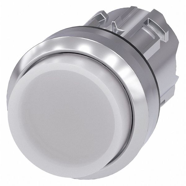 Illuminated Push Button Operator, 22 mm, White