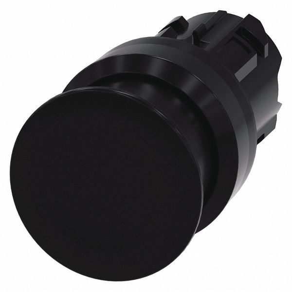 Push Button Operator, Black, Plastic Bezel