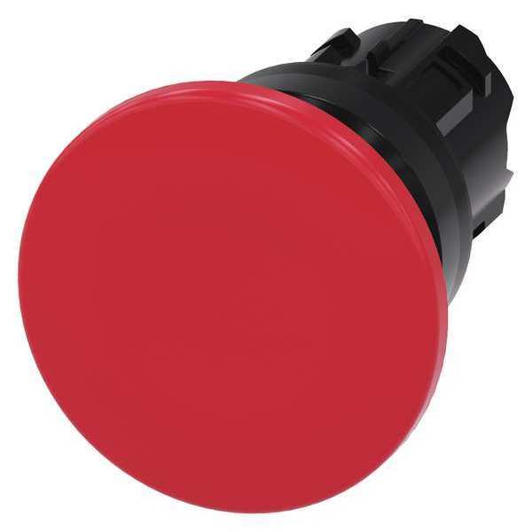 Push Button Operator, Red, Plastic Bezel