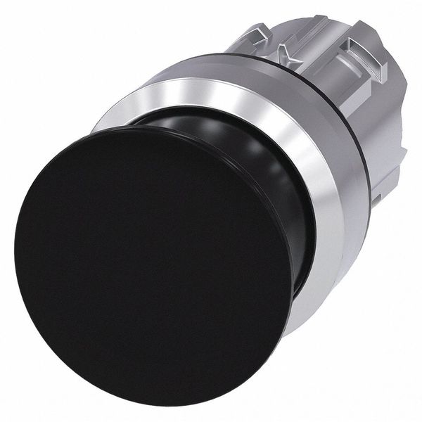 Push Button Operator, Black, Metal Bezel