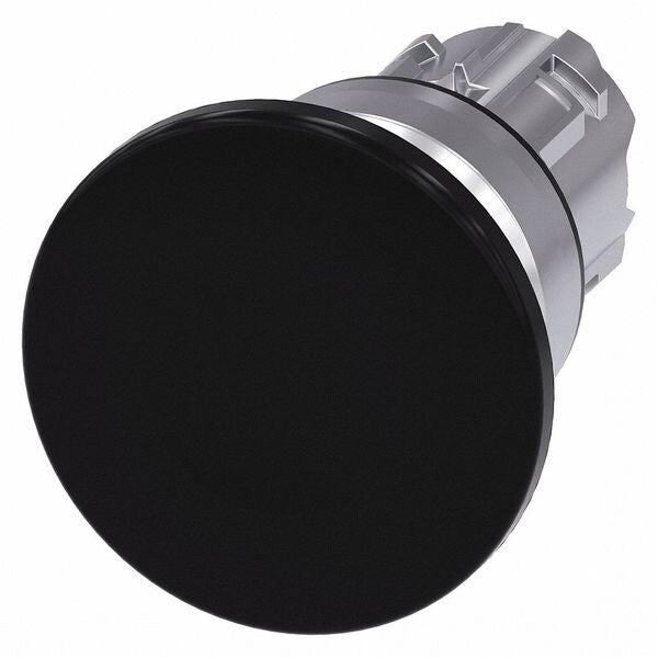 Push Button Operator, Black, Metal Bezel