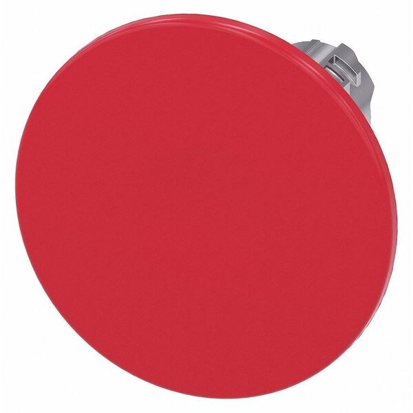 Push Button Operator, Red, Metal Bezel