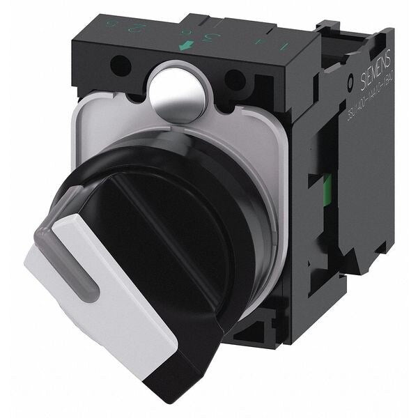 Non-Illuminated Selector Switch, 1NO, White