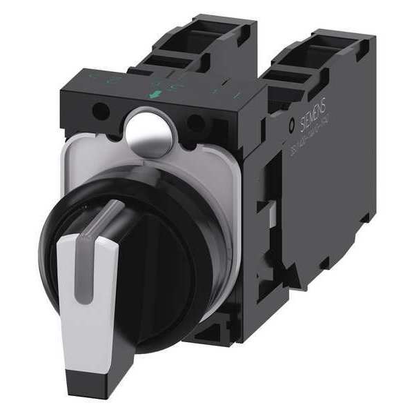 Non-Illuminated Selector Switch, 2NO/2NC, White