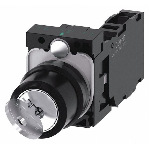 Non-Illuminated Selector Switch, 1NO/1NC, Silver