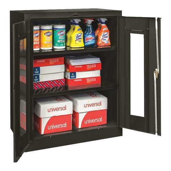22 ga. ga. Steel Storage Cabinet, 36 in W, 42 in H, Stationary