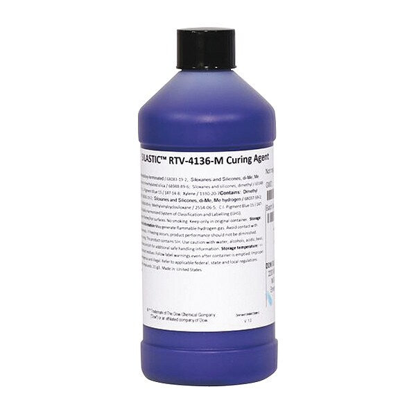 Sealant, 400 g, Bottle, Blue, Silicone Rubber Base