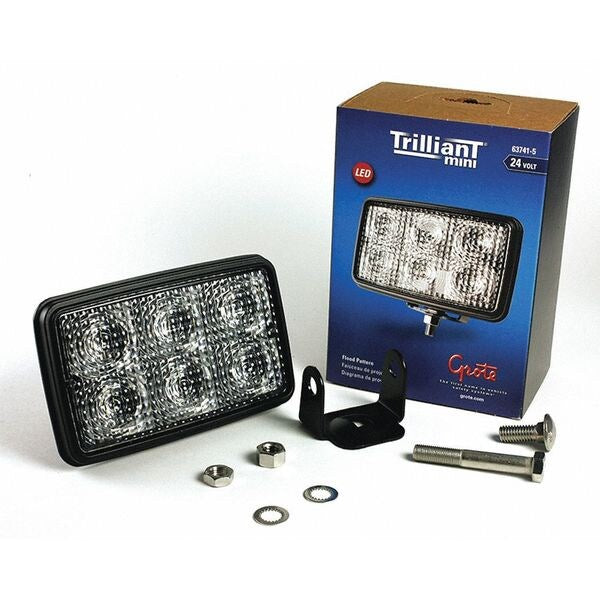 WorkLight, 700 lm, Rectangular, LED, 3-5/8
