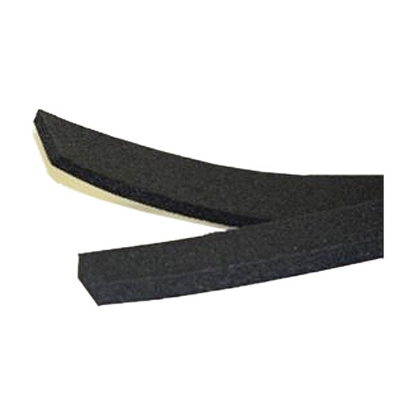 Gasket, Black, Foam Rubbr, 1/4