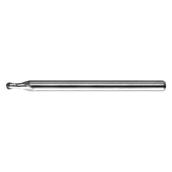 Ball End Mill, Carbide, 0.0080
