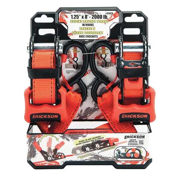 Cargo Strap, Red, 660 lb. Load Limit