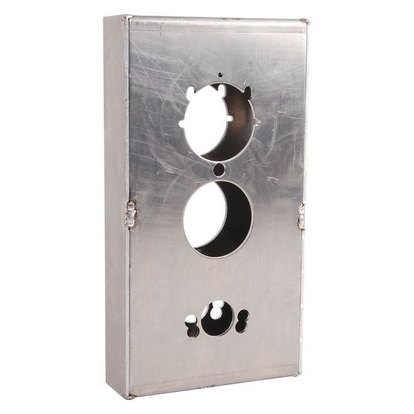 Weldable Gate Box, Silver, 2-3/8