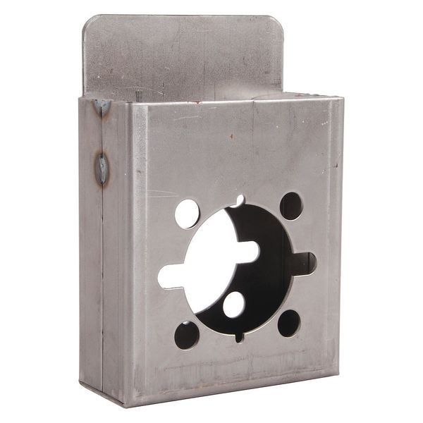 Weldable Gate Box, Silver, 2-3/8